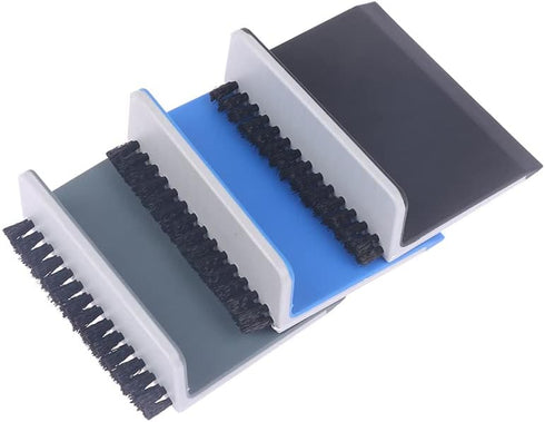 Black Kitchen Sink Squeegee Cleaner Countertop Brush Wiper Vegetable Cleaning Brush Wiper Home Kitchen Tool Accessories Fruit and Vegetable Cleani...