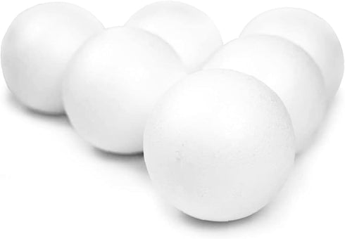 Evershine 12 Pack 4 Inch Craft Foam Ball - White Smooth Craft Foam Polystyrene Balls for DIY Craft and Art School Project...