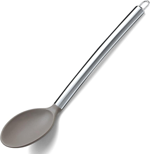 Berglander Cooking Spoon, Non-stick Silicone Solid Serving Spoon, Basting Spoon, Spoon For Cooking, Kitchen Spoon, Dishwasher Safe, Easy to Clean...