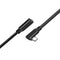 90 Degree Right Angle Type C Extension Cable,6.6FT, USB 3.1(10gbps) USB C Male to Female Extension PD100W Charging For 2021 MacBook Pro/iPad Mini,...