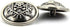 12Pcs Metal Buttons Domineering Skull Buttons Casual Suit Windbreaker Casual 25mm Button (Antique Silver)...