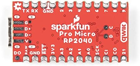 SparkFun Pro Micro - RP2040 - Dual Cortex M0+ Processors - 30 programmable IO for Extended Peripheral Support - Timer with 4 Alarms - MicroPython ...