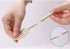 4Pack Folding Cutlery Set with Case, Travel Foldable Collapsible Portable Wheat Spoon Fork Straw Utensil Tableware for Picnic Camping...