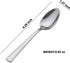6-Pieces Teaspoons Set Stainless Steel 18/0 Tea Spoons, 6.29 Inches For Home, Kitchen Restaurant, square handle...