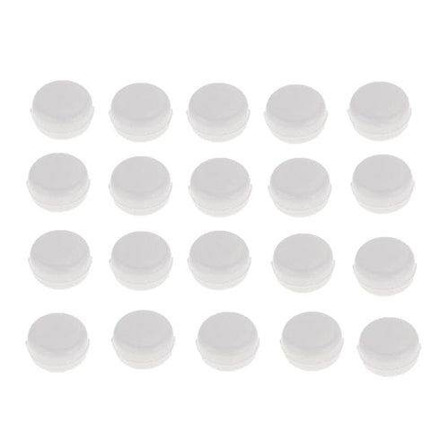 20 Pcs White Rattle Box Noise Maker Insert Squeaker Plastic Ring Box Repair Fix Baby Rattle Accessories (15mm)...