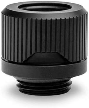 EKWB EK-Quantum Torque HDC-12 Compression Fitting, 12mm OD, Black, 15mm (LxWxH), Desktop, Hard-Tube Fitting...