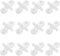 Aquarium Fish Tank Breeding Separator Glass Suction Cup Divider Sheet Holder Clip 12Pcs Clear...