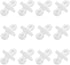 Aquarium Fish Tank Breeding Separator Glass Suction Cup Divider Sheet Holder Clip 12Pcs Clear...