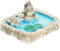 Oblong Pool Fairy Garden Miniature Pond Ornaments Accessories for Miniature Garden Accessories, Home Micro Landscape Decoration Garden Sculptures ...