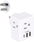 Australia New Zealand Power Plug Adapter, US to Australia Travel Adapter with 3 American Outlets 3 USB Ports (1 USB C), Type I Plug Adapter Travel...