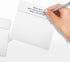 LUXPaper Square Invitation Envelopes | Peel & Press | 6" x 6" | Bright White | 80lb. Text | 50 Qty...