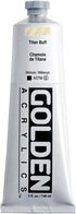 Heavy Body Acrylics by GOLDEN, Titan Buff, 5 fl. oz. Tube, Professional Acrylic Paint, Opaque...