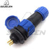 SP13 2pin/3pin/4pin/5pin/6pin/7pin/ 9pin Waterproof Aviation Cable Wire Connectors Plug Socket,IP67 Electrical Cable Connector (3pin, Panel Mount-...