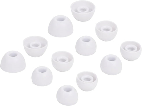 Replacement Earbuds Tips Silicone Ear Tips for JBL Tune 230NC TWS/Tune 125TWS /Tune 130NC TWS/Vibe 200TWS / Free X,Fit in Case, Buds Tips,6 Pairs ...
