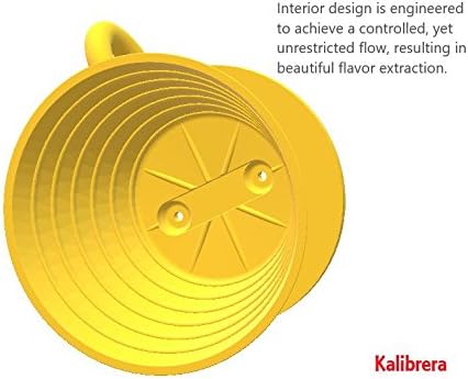 flat-bottom ceramic pour-over coffee dripper....