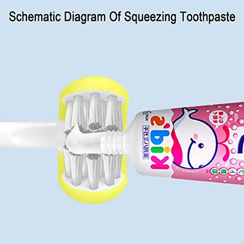 Kids Auto Toothbrush, U31 Sonic Electric Toothbrushes, Food Grade Silicone Soft Bristles, 2 Brush Heads (Pink-Regular)...