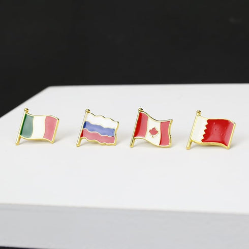 Italy National Flag National Emblem Enamel Pin Italian Brooch For Backpack and Coat...