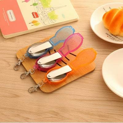 3Pcs Foldable Muti-function Stainless Steel Spork,Camping Traveller Sporks?Flatware Cutlery Spoon Fork with Carrying Case...