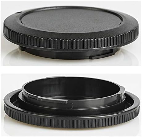 Camera Rear Lens Cap & Body Cap Compatible for Canon EOS R R6 R5 RP Camera w/ RF Mount (2+2 Pack)...