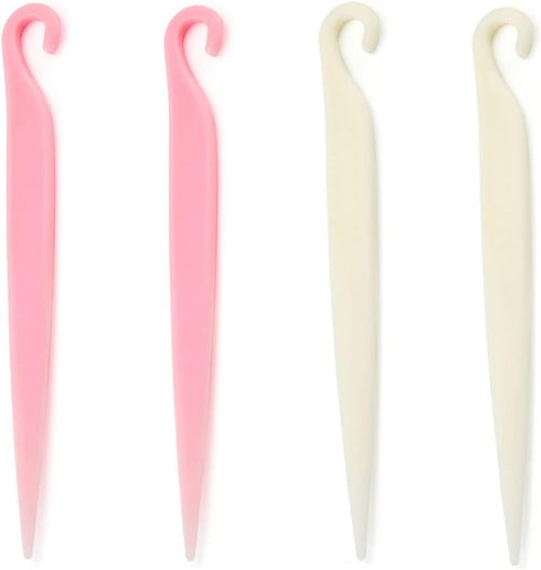 4 Pack Cake Stripping Knife Scraper Cookie Demoulding Knives Release Cakes from Metal Pans Plastic Butter Cream Scrapers for DIY Baking Bakeware B...
