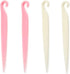 4 Pack Cake Stripping Knife Scraper Cookie Demoulding Knives Release Cakes from Metal Pans Plastic Butter Cream Scrapers for DIY Baking Bakeware B...