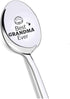 Gifts for Grandma from Granddaughter Grandson Best Grandma Ever Spoon for Grandma Grandmother Christmas Mothers Day Gift for Grandma Granny Coffee...
