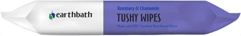 earthbath, Rosemary & Chamomile Tushy Wipes - Dog Wipes for Paws and Butt, Best Pet Wipes for Dogs & Cats, Made in USA, Cruelty-Free Dog Cleaning ...