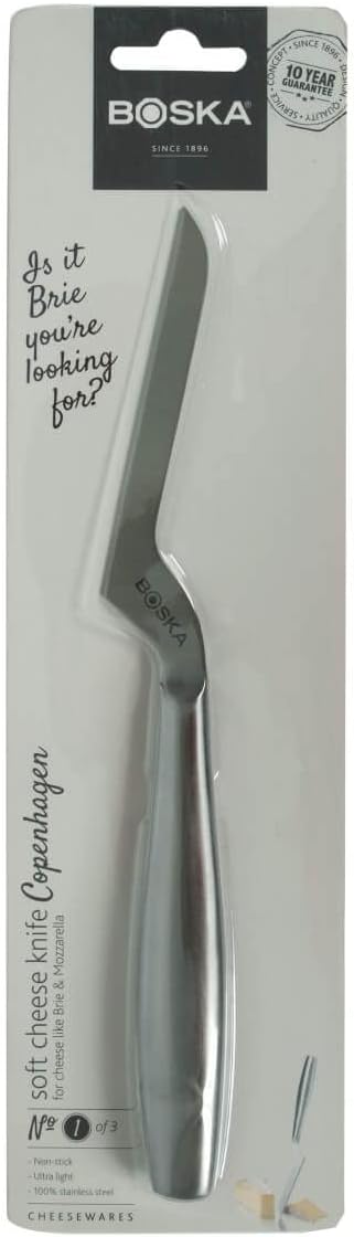 BOSKA Cheese Knife Soft Copenhagen Nr.1 - for Soft Cheeses - 230x25x13 mm...
