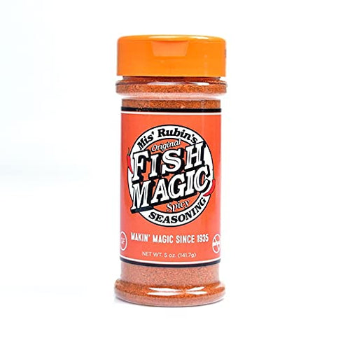Magic Fish Seasoning, Cajun Seasoning, Savory, Spicy & Finger Licking Good – Catfish, Bass, Salmon, Shrimp Seasoning – Dry Rub For Fish & Seafood ...