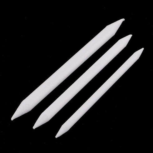 3Pcs White Blending Smudge Stump Stick Art Drawing Tools Sketch White Pens for Artists Students Beginner Deft Art Blenders,Painting, Drawing and A...