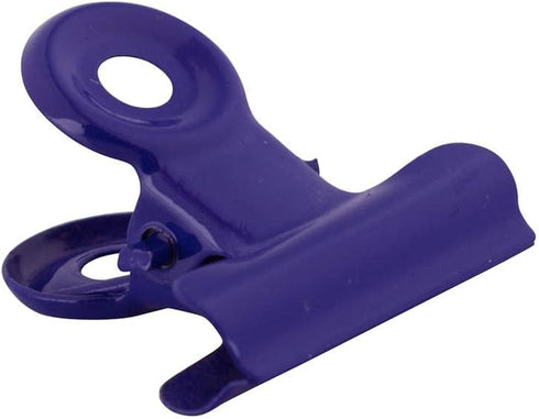 JAM PAPER Metal Bulldog Clips - Small - 22mm - Purple - 25/Pack...