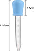 8Pcs 5ml Small Silicone Plastic Dropper Medicine Feeder Pipette Dropper Liquid Food Dropper Infant Utensils Experiment Supplies(Random Color)...