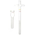 2 ML Glass Tissue , Cell with Pestle Glass Cell Tissue Homogenizer Glass Tube for Labs Science Class...