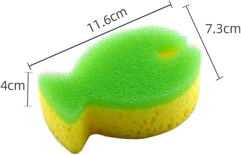 Generic Heavy Duty Scrub Sponge-5 Count, Cleaning Sponge, Cute and Funny Kitchen Dish Sponge, Effortless Cleaning Eco Scrub Pads for Dishes,Pots,P...