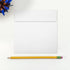 LUXPaper Square Invitation Envelopes | Peel & Press | 5 1/2" x 5 1/2" | Bright White | 80lb. Text | 50 Qty...