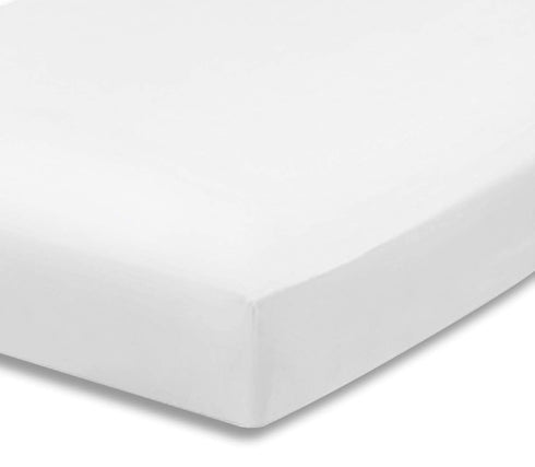 Everyday Kids Fitted Crib Sheet, 100% Soft Breathable Microfiber Baby Sheet, Fits Standard Size Crib Mattress 28in x 52in, White Nursery Sheet...