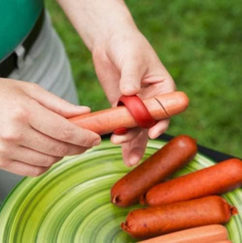2PCS Spiral Hot Dog Slicers, Cyclone Barbecue Sausage Cutter Kitchen Tools Spiral Hot Dog Cutters Home DIY Sausage Slicer Gadget for BBQ Picnic Ca...
