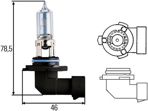 Hella 9005 100W High Wattage Bulb, 12V...