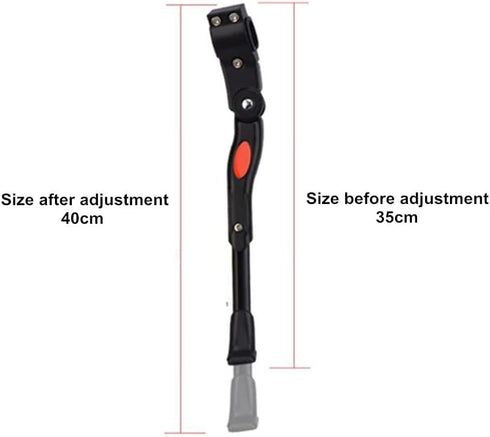 Aluminium Alloy Adjustable Bicycle Kickstand, Side Rear Kick Stand for 22" 24" 26" Tire Cycling Mountain Bike and Road Road with 4 mm 5 mm Hexagon...