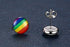 Stainless Steel Fashion Rainbow Ear Stud Earring for Gay & Lesbian Pride...
