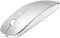 Bluetooth Rechargeable Mouse for MacBook Pro, MacBook Air, Notebook, PC, Laptop - Silver...