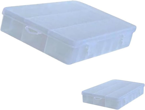 Clear Visible Plastic Storage Box- Rectangular Storage Box, Suitable For Beads, Screws Hardware Accessories Organizer Box Art DIY, Crafts, Jewelry...