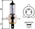Hella H71070682 Optilux XY Series H4 Xenon Yellow Halogen Bulbs, 12V, 60/55W, 2 Pack...