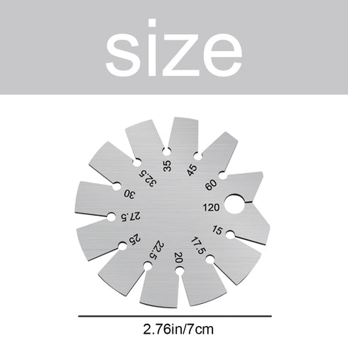 Rulers, Squares & Protractors Stainless Steel Bevel Gauge Sturdy 15 Degree to 120 Degree Woodworking Gauge Efficiency Drill Bits Angle Gauge for C...