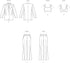 Vogue Misses’ Loose-Fitting Unlined Jacket, Knit Crpped Top and Wide-Legs Pants Sewing Pattern Packet, Design Code V1960, Sizes 8-10-12-14-16...