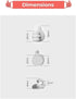 Self-Adhesive Thumb Hooks, 16pcs Creative Silicone Thumb Wall Hooks Key Toothbrush Thumb Hook Holder for Data Cable Headphones Home Office Wall St...