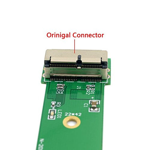 chenyang 12+16Pin MAC SSD to Motherboard M.2 NVME NGFF M-Key Convert Adapter Card for 2013 2014 2015 A1493 A1502 A1465 A1466 MAC Pro Air SSD...