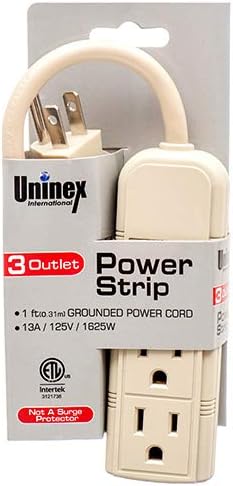 Uninex UNI3OUTPS Outlet Power Strip...
