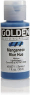 Golden Fluid Acrylic Paint 1 Ounce-Historical Manganese Blue Hue...
