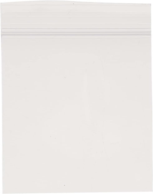 Beadaholique 100 Self Sealing, Zipline Brand Bags, Clear 2 mil. Thick Plastic - 2'' X 2'' (50mm x 50mm)...